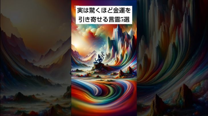 実は驚くほど金運を引き寄せる言霊5選 #スピリチュアル  #言霊 #金運 #shorts