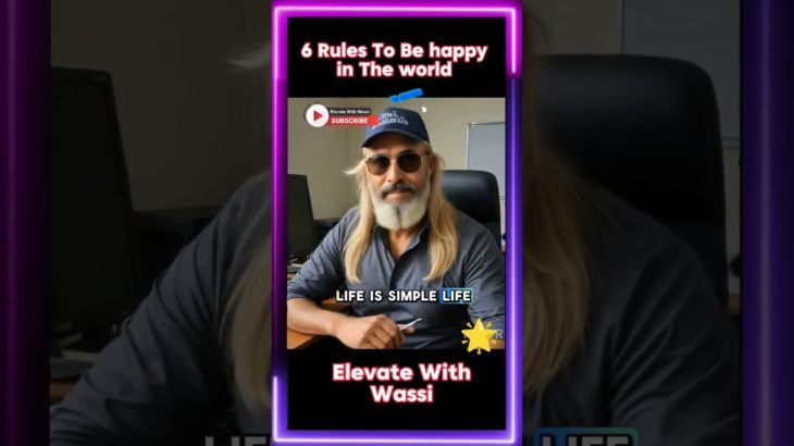 6 Life-Changing Rules for a Happier You! 🌞 #StayPositive #HappyMind #WellBeing