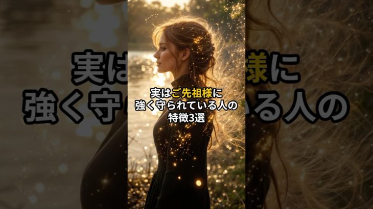 実はご先祖様に強く守られている人の特徴3選 #shorts #スピリチュアル #引き寄せ