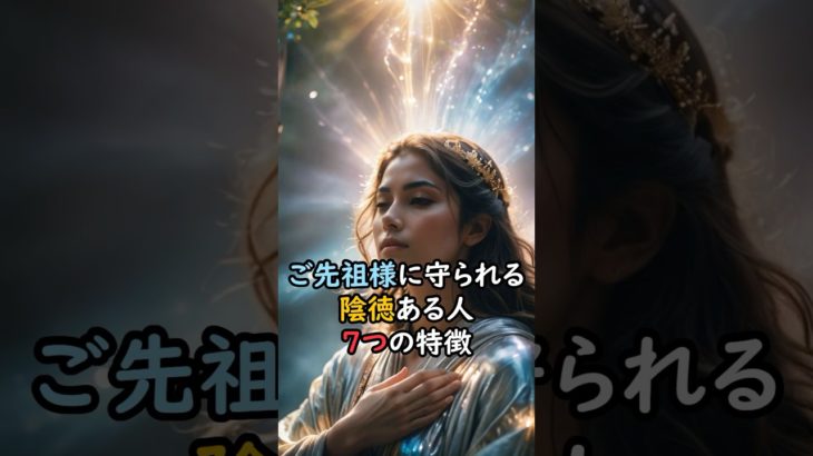 陰徳ある人の3つの特徴 #スピリチュアル #サイン #金運 #運 #大金 #開運 #幸運 #財運 #風水 #占い #陰徳 #shorts