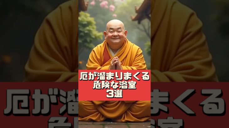 厄が溜まりまくる浴室3選 #スピリチュアル #サイン #金運 #運 #大金 #開運 #幸運 #財運 #風水 #占い #浴室 #shorts