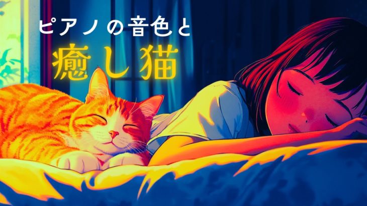 【寝ながら聴ける】おやすみピアノ★ もふもふ猫/リラックスした眠りへ