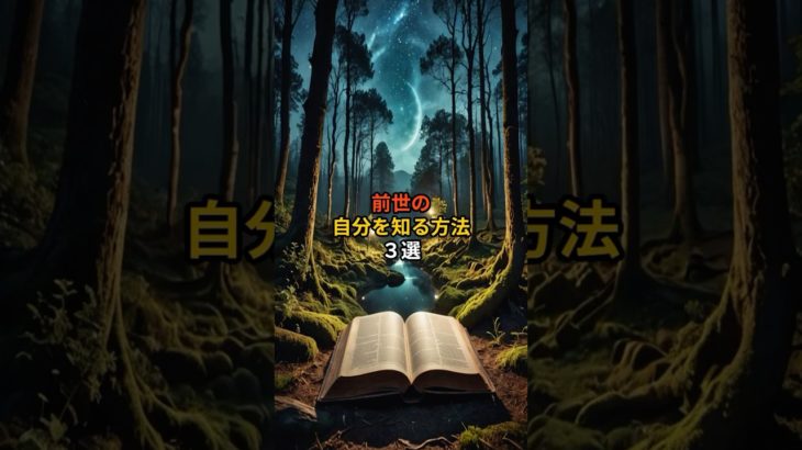 前世の自分を知る方法3選　#Shorts  #前世  #スピリチュアル
