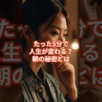 人生が変わる朝の習慣、具体的に行動 #shorts #ウェルビーイング #習慣