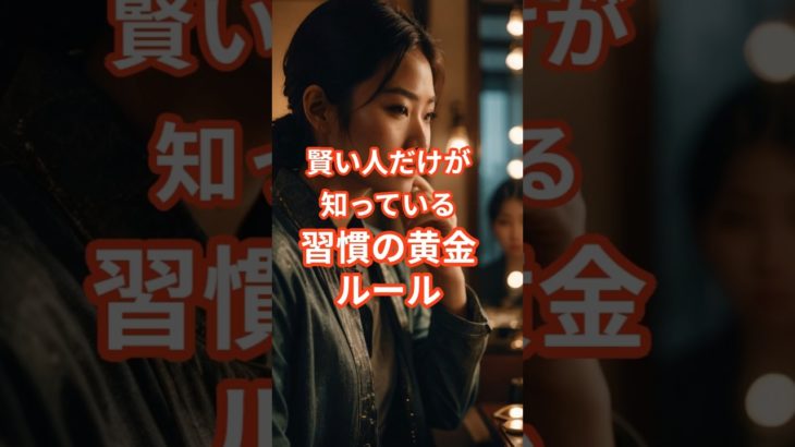 人生が変わる賢い人の習慣 #shorts #ウェルビーイング #習慣