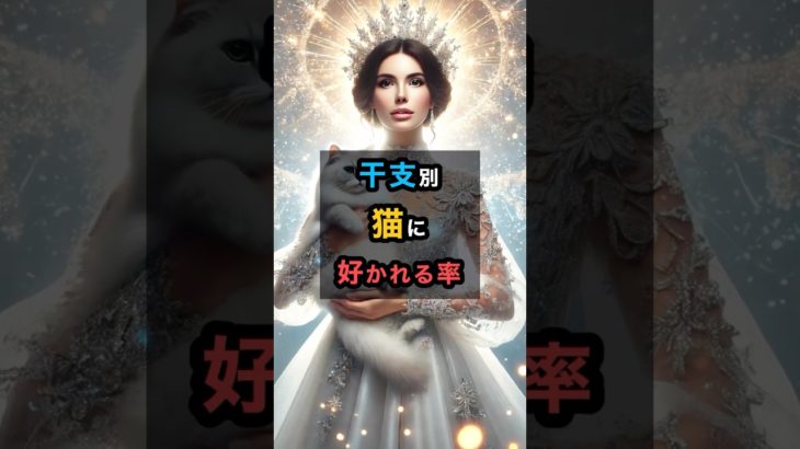 干支別の猫に好かれる率 #スピリチュアル #開運 #運気 #引き寄せ #猫 #干支 #shorts