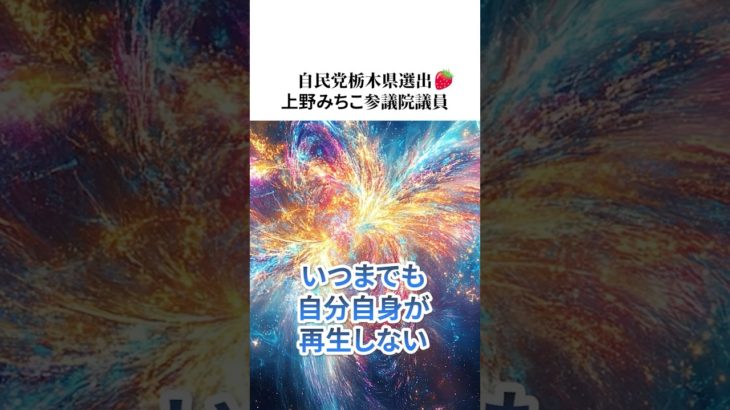 【自分を大切にする】Well-beingを使った立ち直り方を参議院議員上野みちこが教える　#立ち直る#辛い