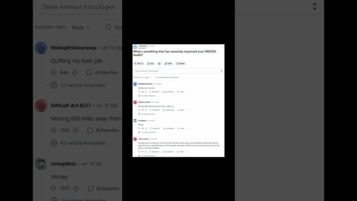 Mental health game-changers? 🌟 #askreddit #shorts #mentalhealth #selfcare #wellbeing #viral