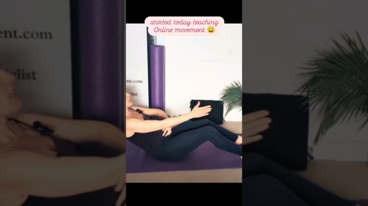 Morning routine, redefined.#MorningPilates #Wellbeing #MindfulMovement #PilatesAtHome