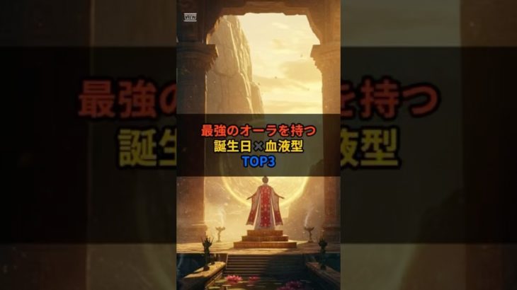 最強のオーラを持つ誕生日✖️血液型TOP３　　　　　　　　　　　　　　　　#スピリチュアル #占い #開運#誕生日 #誕生日占い