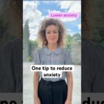 One tip to lower anxiety #wellbeing #anxiety #mentalhealth #psychology
