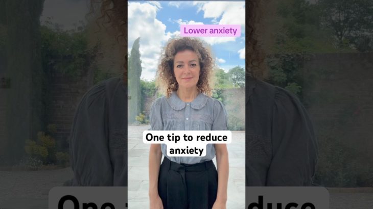 One tip to lower anxiety #wellbeing #anxiety #mentalhealth #psychology