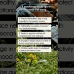 5 psychology-based tips for mental well-being,  #psychology #facts #mindset  #shorts #viral