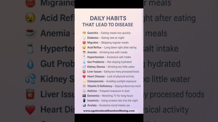 Daily Habits That Slowly Destroy Your Health