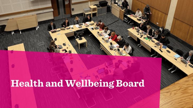 Health & Wellbeing Board – Tuesday 16 September 2025