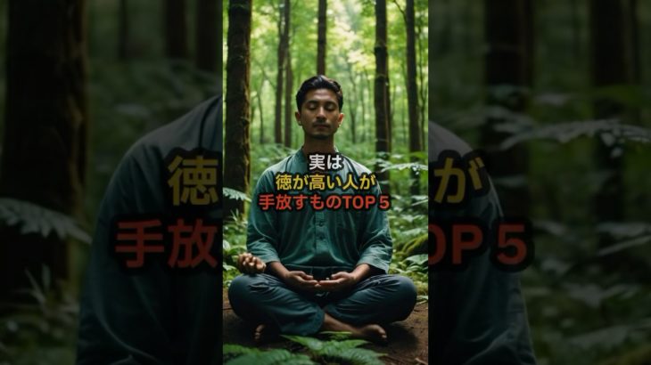 👑徳が高い人が手放すものTOP5🔮#スピリチュアル #潜在意識 #開運