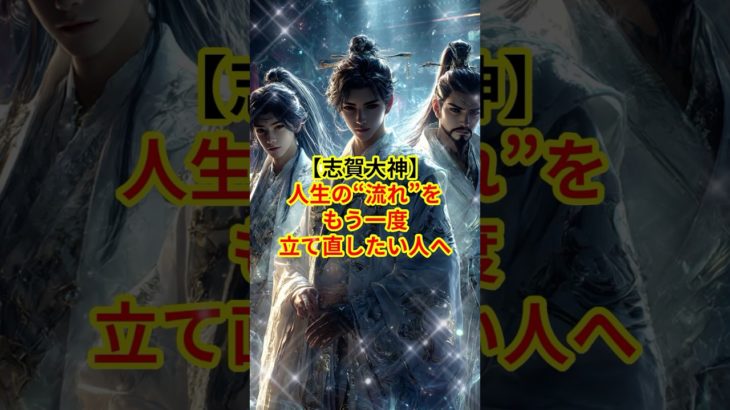 【スピリチュアル】気持ちが落ち込んでいる時ほど、この神様はしっかり応えてくれます VOICEVOX青山龍星 #スピリチュアル #神様 #志賀神社#神社 #人生 #流れ #おすすめにのりたい